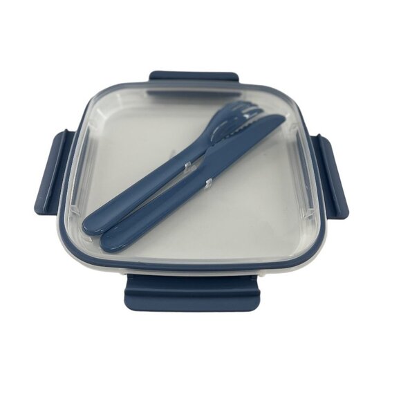 NWT 7 Piece Plastic Food Storage Container & Utensils - Picture 7 of 9